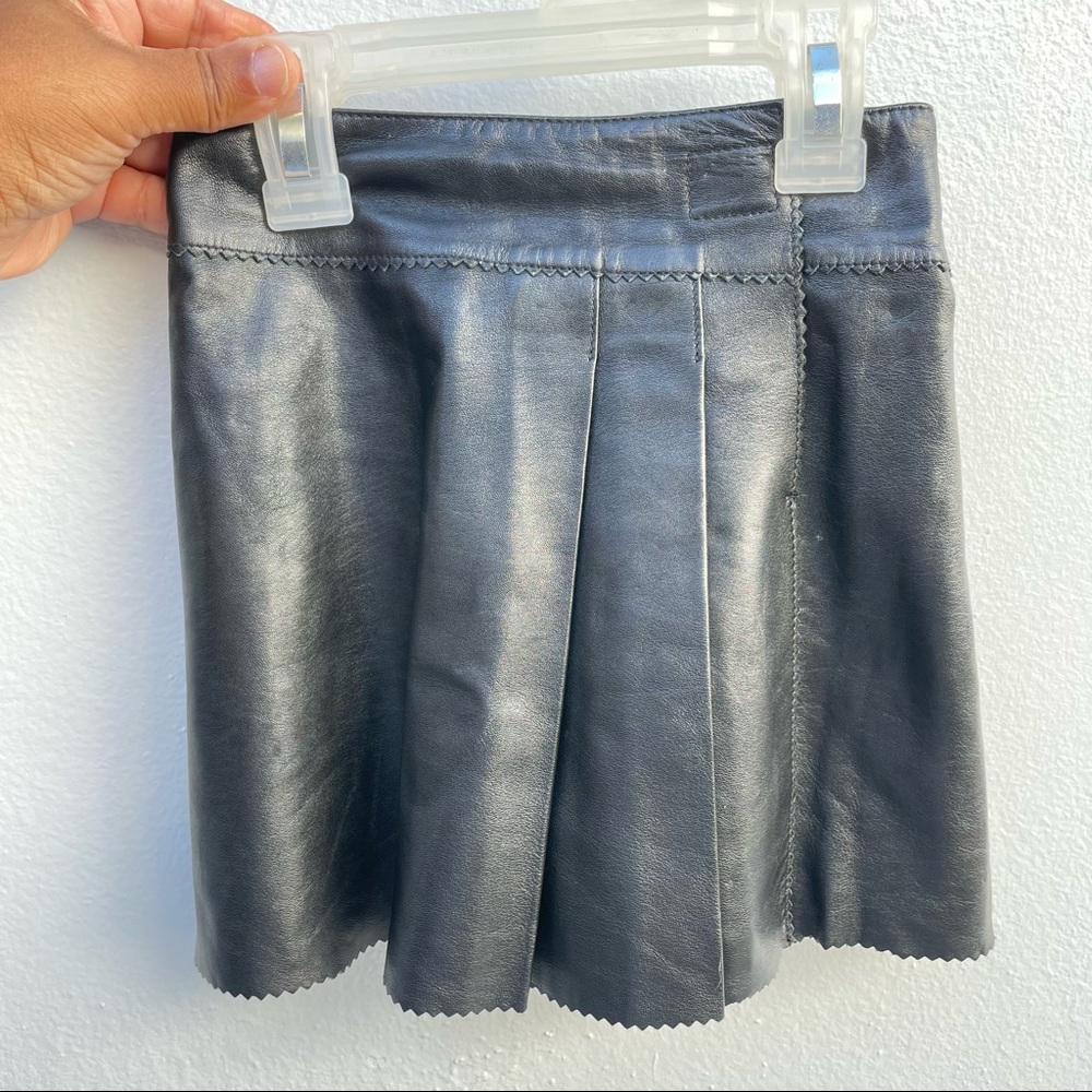 Gap leather skirt kids